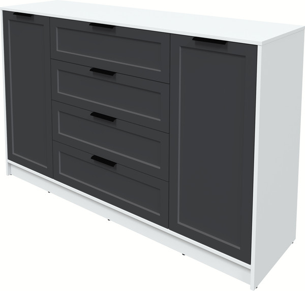 Изображение товара Тумба Интерлиния Концепт Тренд КТ-Т160 (белый платинум/пепел)