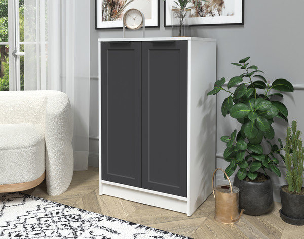 Изображение товара Тумба Интерлиния Концепт Тренд КТ-Т64 (белый платинум/пепел)