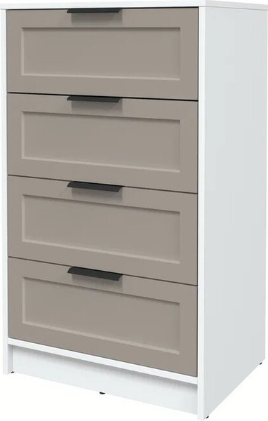 Изображение товара Комод Интерлиния Концепт Тренд КТ-К60 (белый платинум/луна)