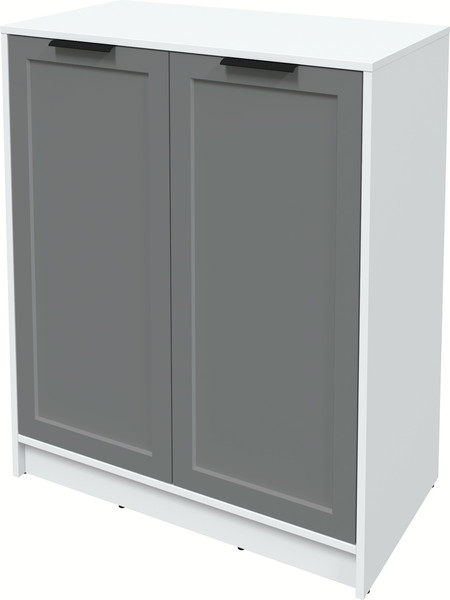 Изображение товара Тумба Интерлиния Концепт Тренд КТ-Т84 (белый платинум/серый)