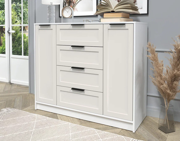 Изображение товара Тумба Интерлиния Концепт Тренд КТ-Т120 (белый платинум/кашемир)