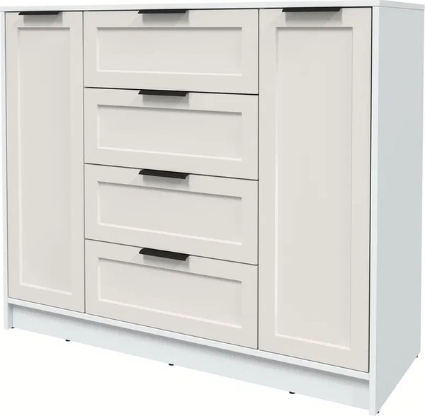 Изображение товара Тумба Интерлиния Концепт Тренд КТ-Т120 (белый платинум/кашемир)