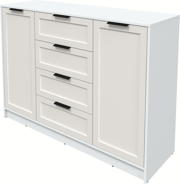 Изображение товара Тумба Интерлиния Концепт Тренд КТ-Т140 (белый платинум/кашемир)