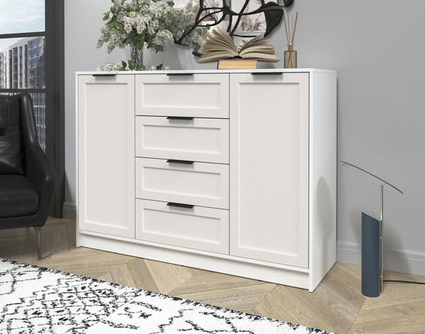 Изображение товара Тумба Интерлиния Концепт Тренд КТ-Т140 (белый платинум/кашемир)