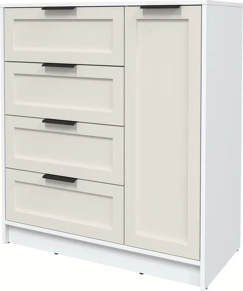 Изображение товара Тумба Интерлиния Концепт Тренд КТ-Т90 (белый платинум/кашемир)