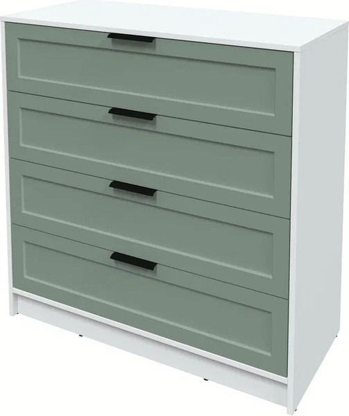 Изображение товара Комод Интерлиния Концепт Тренд КТ-К100 (белый платинум/мята)