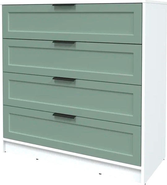 Изображение товара Комод Интерлиния Концепт Тренд КТ-К100 (белый платинум/мята)