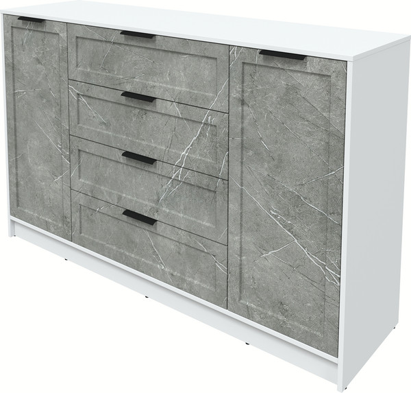 Изображение товара Тумба Интерлиния Концепт Тренд КТ-Т160 (белый платинум/керамика)