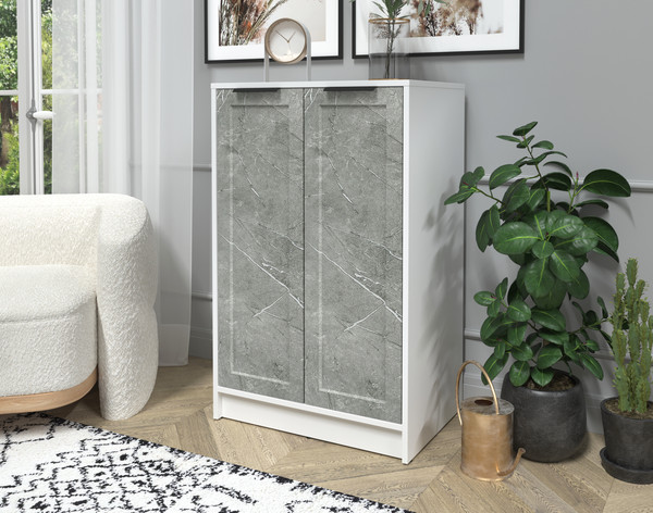 Изображение товара Тумба Интерлиния Концепт Тренд КТ-Т64 (белый платинум/керамика)