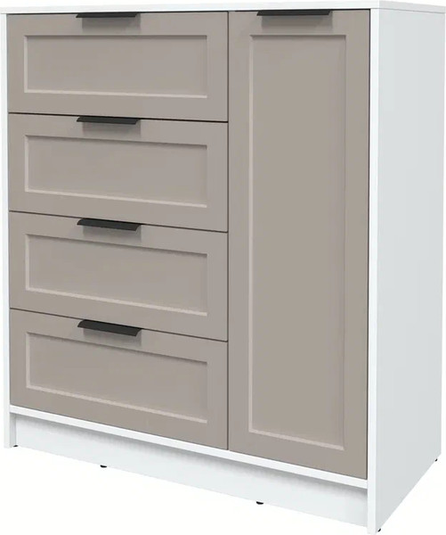 Изображение товара Тумба Интерлиния Концепт Тренд КТ-Т90 (белый платинум/луна)