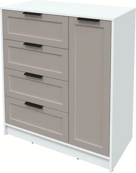 Изображение товара Тумба Интерлиния Концепт Тренд КТ-Т90 (белый платинум/луна)