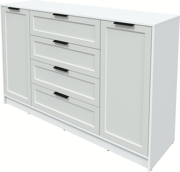 Изображение товара Тумба Интерлиния Концепт Тренд КТ-Т160 (белый платинум/грей)