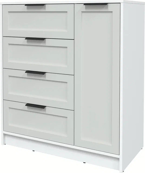 Изображение товара Тумба Интерлиния Концепт Тренд КТ-Т90 (белый платинум/грей)