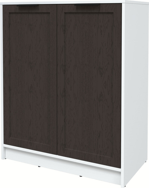 Изображение товара Тумба Интерлиния Концепт Тренд КТ-Т84 (белый платинум/дуб английский)