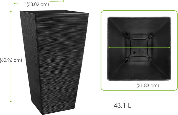 Изображение товара Вазон Multy Home Phoenix Seagrass EU5100597 (сланец)