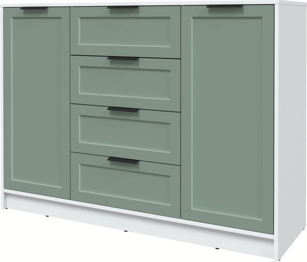 Изображение товара Тумба Интерлиния Концепт Тренд КТ-Т140 (белый платинум/мята)