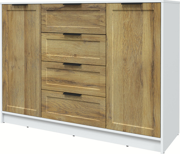 Изображение товара Тумба Интерлиния Концепт Тренд КТ-Т140 (белый платинум/дуб вотан)