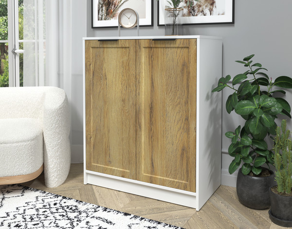 Изображение товара Тумба Интерлиния Концепт Тренд КТ-Т84 (белый платинум/дуб вотан)