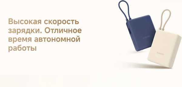 Изображение товара Портативное зарядное устройство Xiaomi 33W Power Bank 10000mAh / BHR9341GL