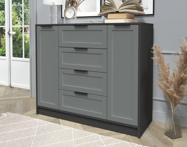 Изображение товара Тумба Интерлиния Концепт Тренд КТ-Т120 (антрацит/серый)