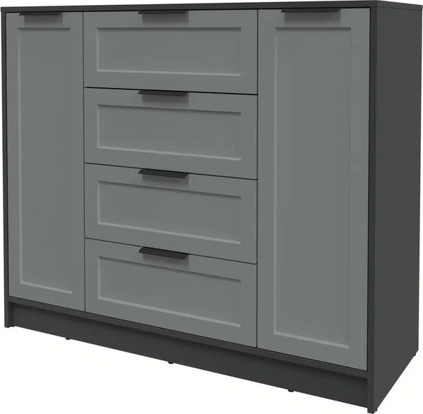 Изображение товара Тумба Интерлиния Концепт Тренд КТ-Т120 (антрацит/серый)