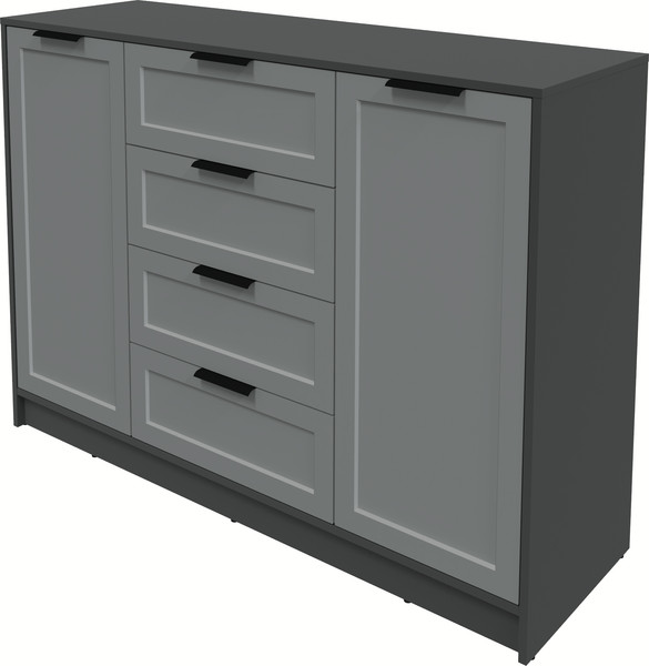 Изображение товара Тумба Интерлиния Концепт Тренд КТ-Т140 (антрацит/серый)