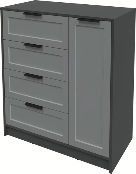 Изображение товара Тумба Интерлиния Концепт Тренд КТ-Т90 (антрацит/серый)