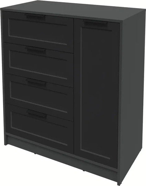 Изображение товара Тумба Интерлиния Концепт Тренд КТ-Т90 (антрацит/черный)