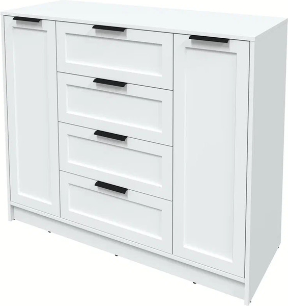 Изображение товара Тумба Интерлиния Концепт Тренд КТ-Т120 (белый платинум/белый)