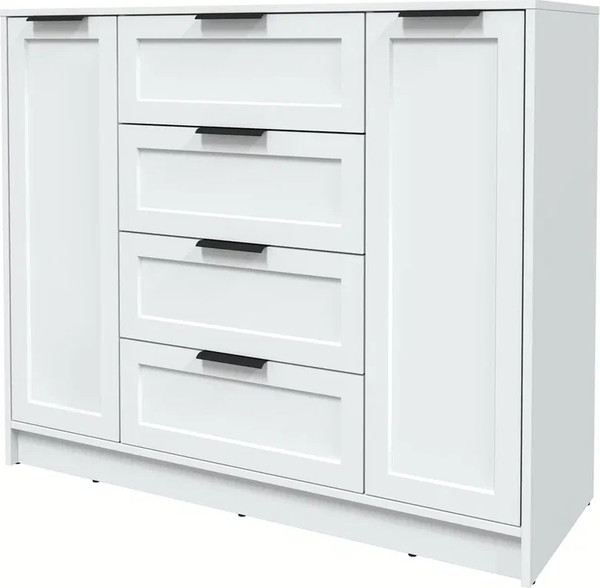 Изображение товара Тумба Интерлиния Концепт Тренд КТ-Т120 (белый платинум/белый)