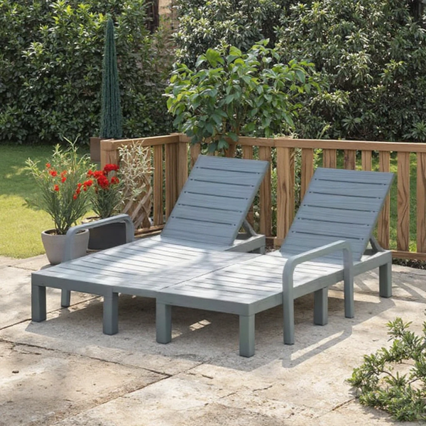 Изображение товара Шезлонг Springhouse Woodline 2 SL03BL (графит)