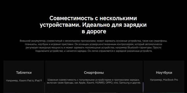 Изображение товара Портативное зарядное устройство Xiaomi 165W Power Bank 10000mAh / BHR9361GL