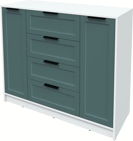 Изображение товара Тумба Интерлиния Концепт Тренд КТ-Т120 (белый платинум/верде)