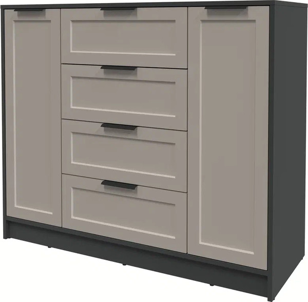 Изображение товара Тумба Интерлиния Концепт Тренд КТ-Т120 (антрацит/луна)