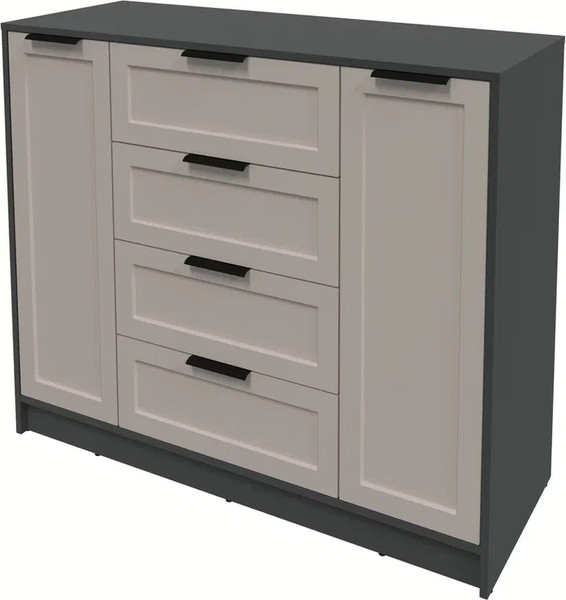 Изображение товара Тумба Интерлиния Концепт Тренд КТ-Т120 (антрацит/луна)