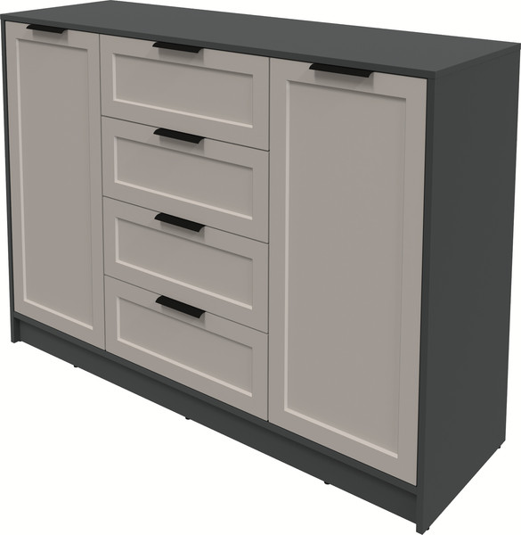 Изображение товара Тумба Интерлиния Концепт Тренд КТ-Т140 (антрацит/луна)