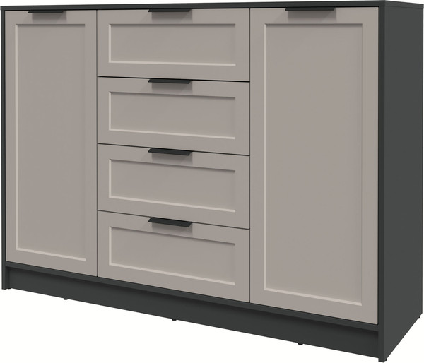 Изображение товара Тумба Интерлиния Концепт Тренд КТ-Т140 (антрацит/луна)