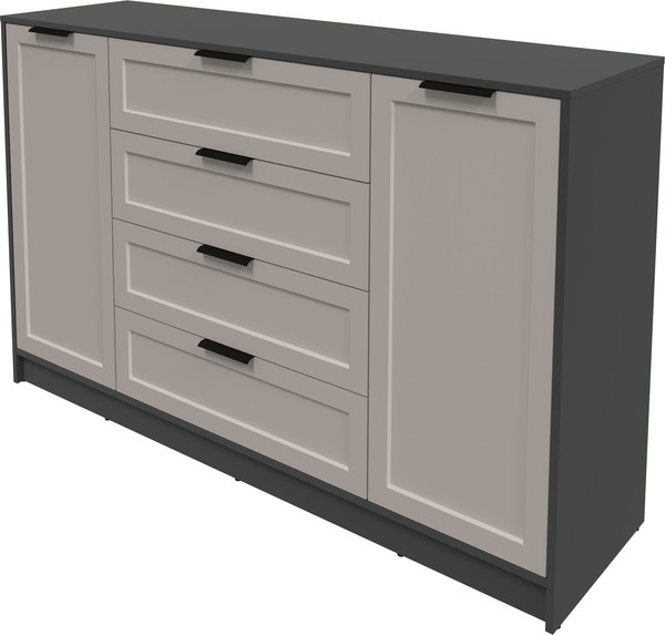 Изображение товара Тумба Интерлиния Концепт Тренд КТ-Т160 (антрацит/луна)