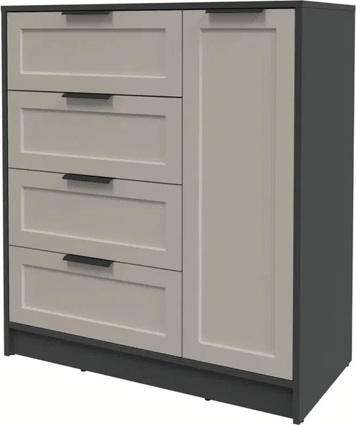 Изображение товара Тумба Интерлиния Концепт Тренд КТ-Т90 (антрацит/луна)