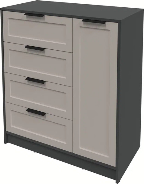 Изображение товара Тумба Интерлиния Концепт Тренд КТ-Т90 (антрацит/луна)