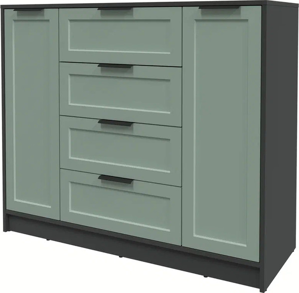 Изображение товара Тумба Интерлиния Концепт Тренд КТ-Т120 (антрацит/мята)