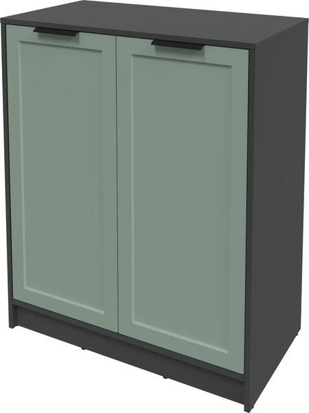 Изображение товара Тумба Интерлиния Концепт Тренд КТ-Т84 (антрацит/мята)