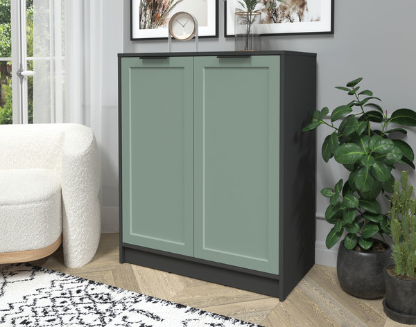 Изображение товара Тумба Интерлиния Концепт Тренд КТ-Т84 (антрацит/мята)