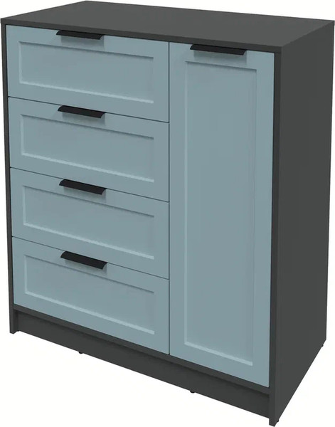 Изображение товара Тумба Интерлиния Концепт Тренд КТ-Т90 (антрацит/океан)