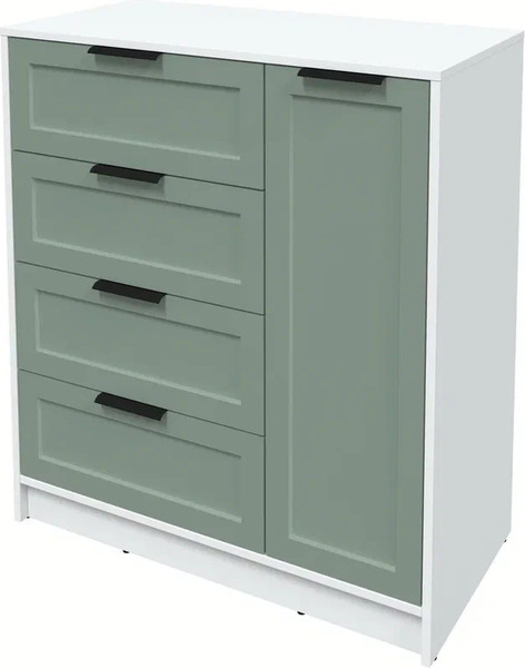 Изображение товара Тумба Интерлиния Концепт Тренд КТ-Т90 (белый платинум/мята)