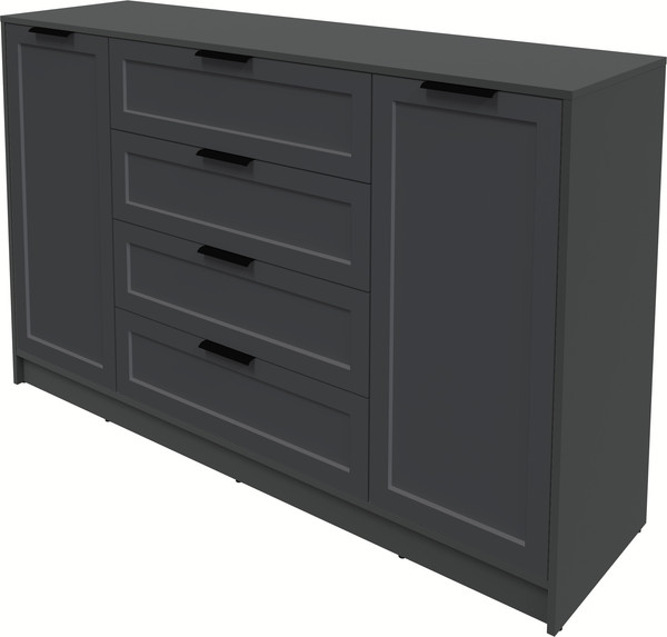 Изображение товара Тумба Интерлиния Концепт Тренд КТ-Т160 (антрацит/пепел)