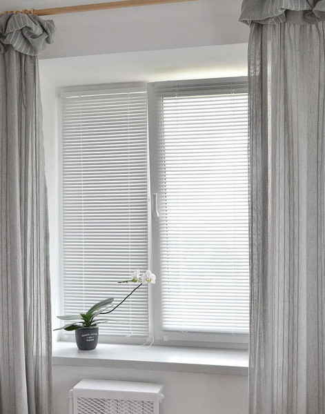 Изображение товара Жалюзи горизонтальные Delfa СГЖМ-300/13 (34x150, белый)