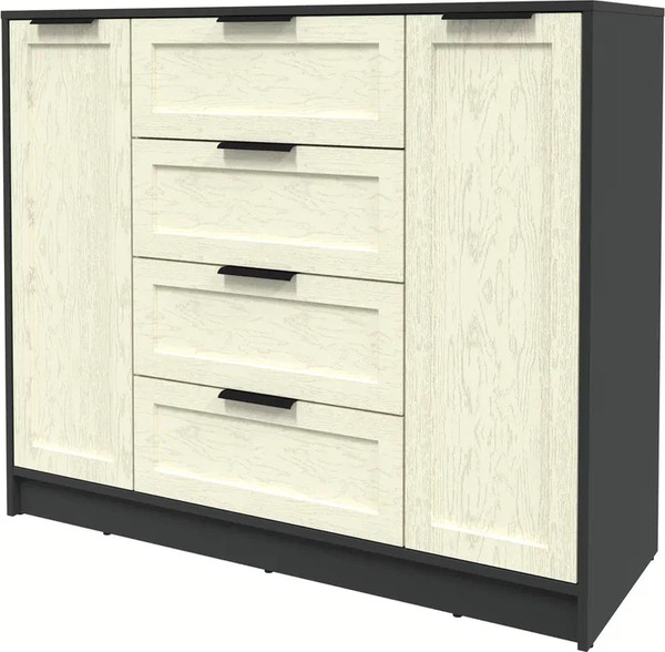 Изображение товара Тумба Интерлиния Концепт Тренд КТ-Т120 (антрацит/дуб снежный)