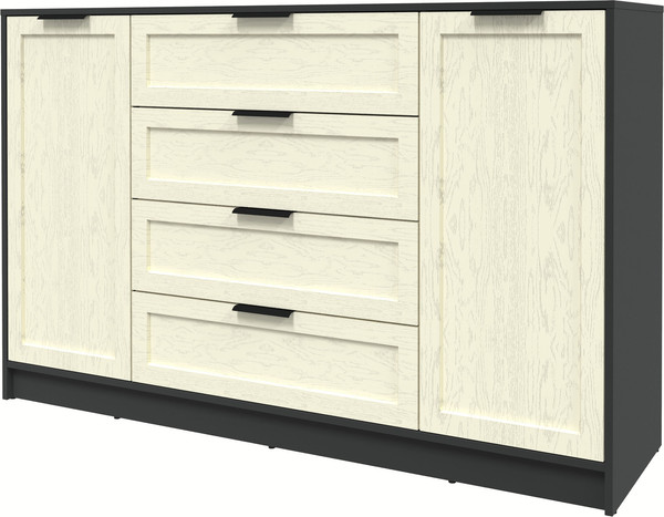 Изображение товара Тумба Интерлиния Концепт Тренд КТ-Т160 (антрацит/дуб снежный)