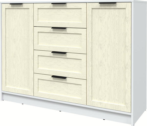 Изображение товара Тумба Интерлиния Концепт Тренд КТ-Т140 (белый платинум/дуб снежный)